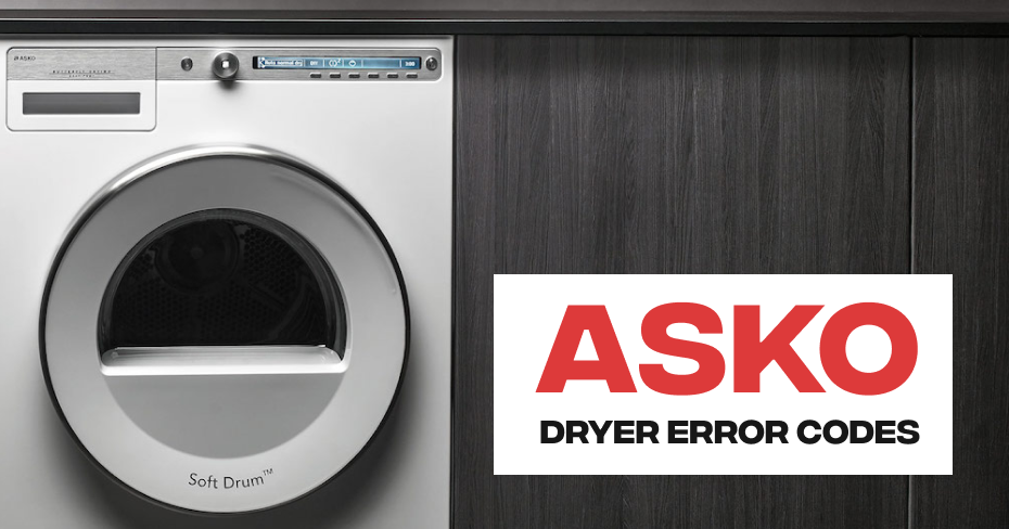 Asko Dryer Error Code F1