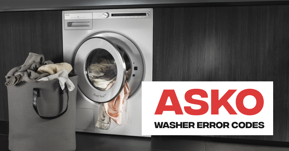 Asko Washer Error Code E2